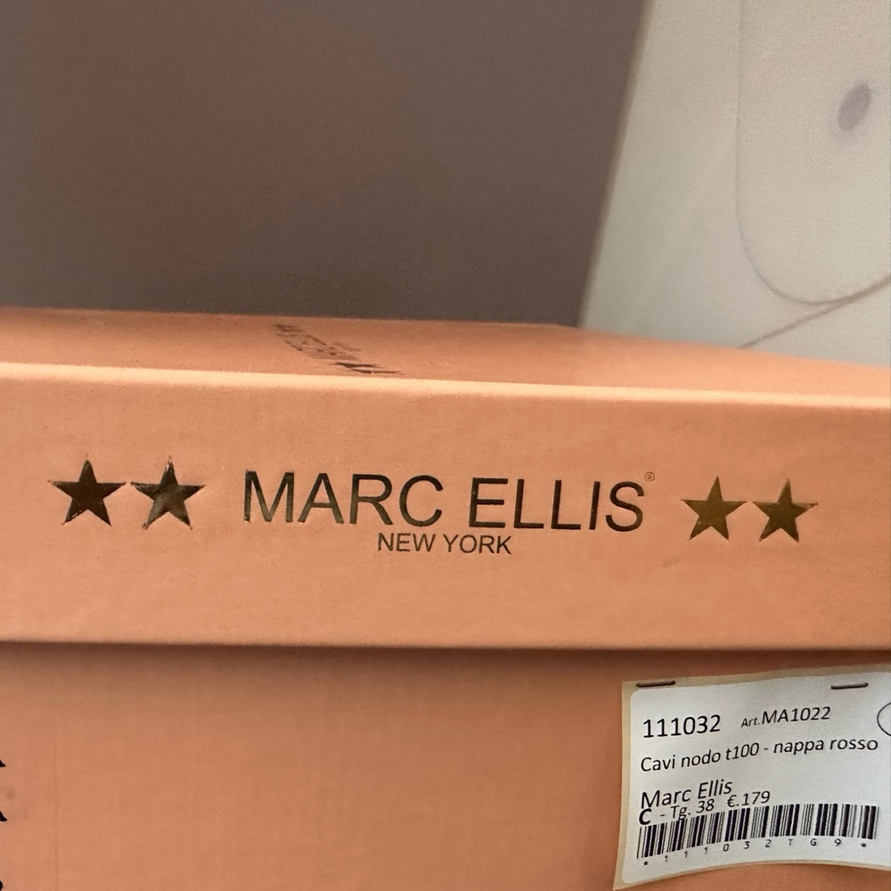 Ladies size 8 Marc Ellis Rose heels, worn less than 4 times